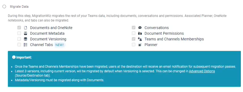 Microsoft Teams to Microsoft Teams Migration Guide for Version and ...